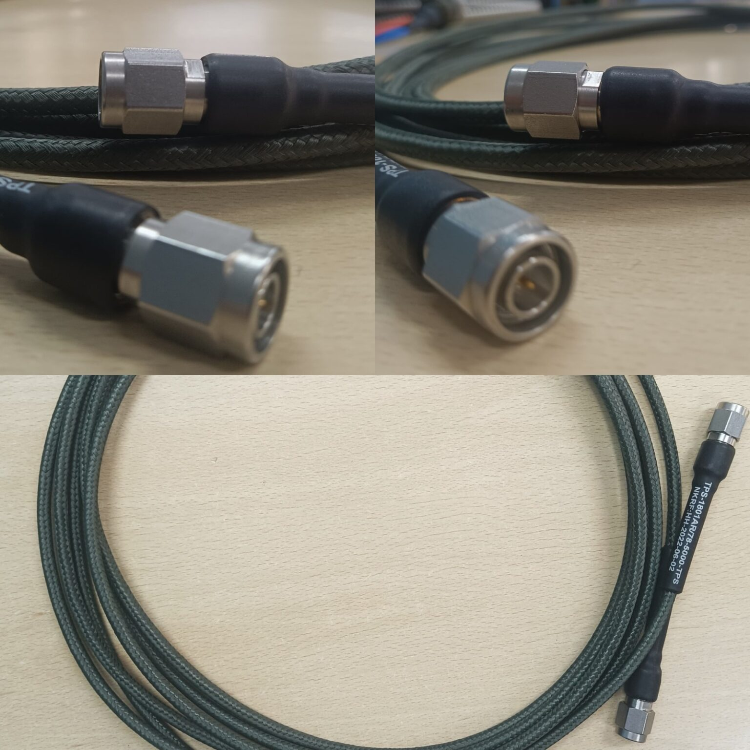 NKRF long-length RF cable assembly
